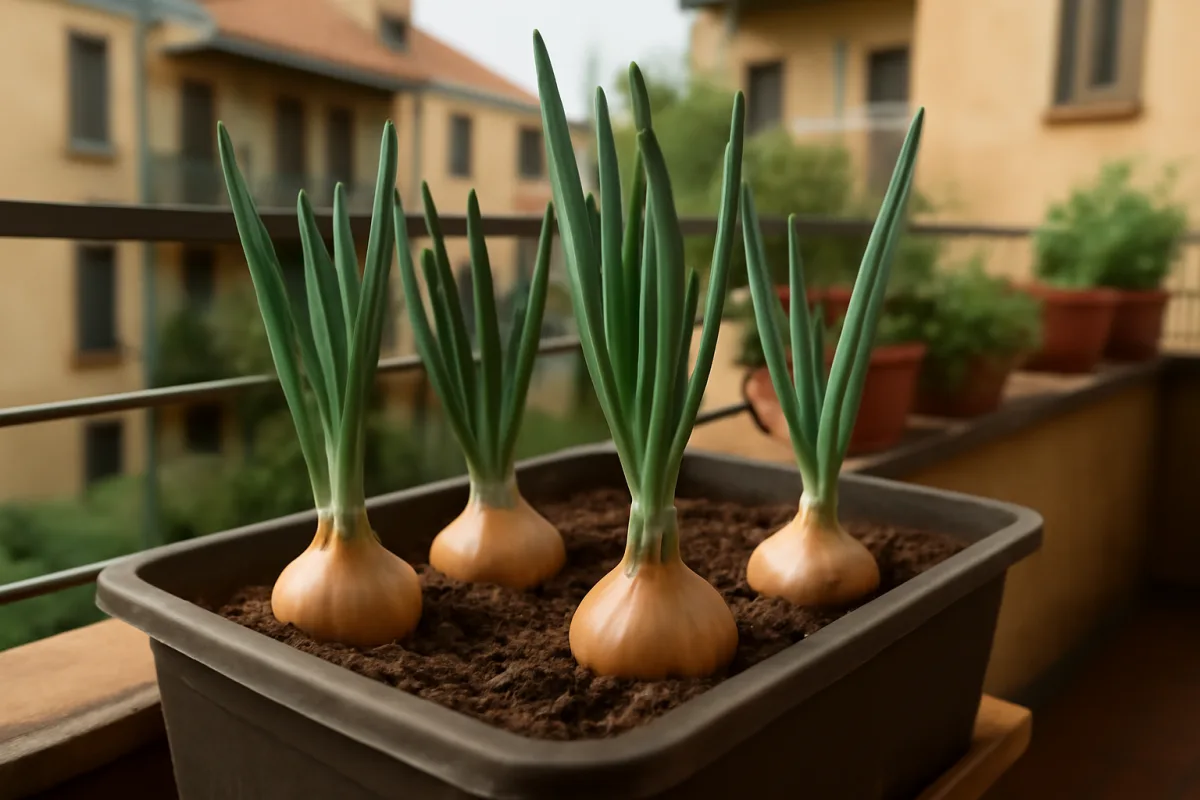 Coltivare cipolla in balcone: il segreto per farla crescere anche in poco spazio