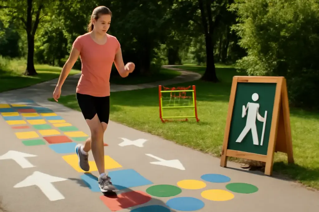 Camminare sì, ma come renderlo un gioco outdoor? Suggerimenti per sfide e percorsi motivanti