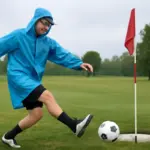 Mantelline impermeabili per footgolf: mantenersi asciutti senza rinunciare alla mobilità