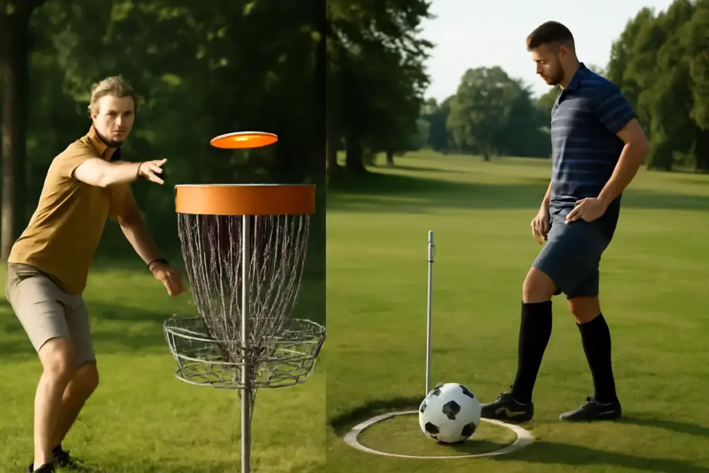 Come funziona il disc golf rispetto al footgolf? La differenza che cambia completamente l’esperienza di gioco