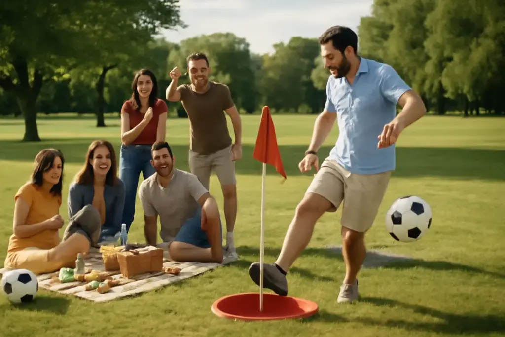Footgolf durante i picnic: idee per organizzare partite veloci e mantenere l’atmosfera conviviale senza stress